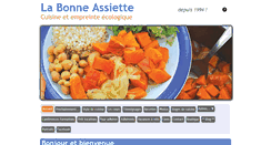 Desktop Screenshot of bonneassiette.org